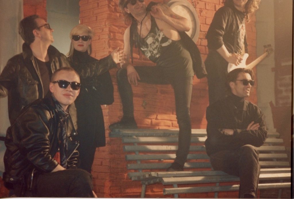 Everything Is Rock n' Roll video shoot, moscow 90's