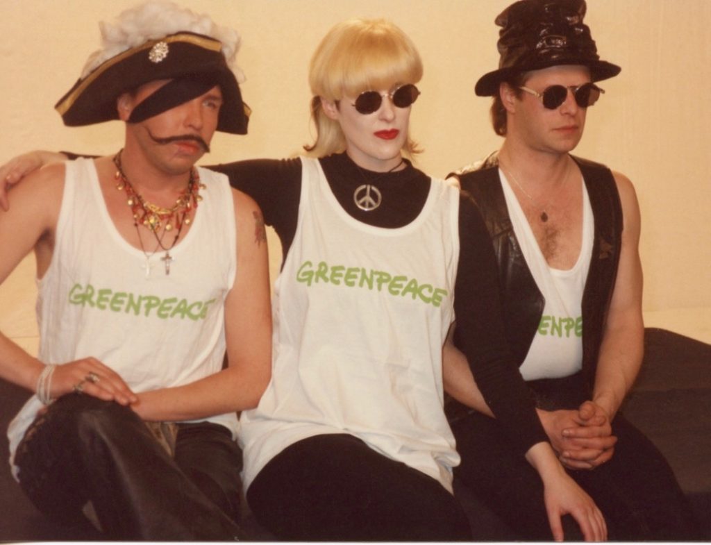 Sukachov, Stingray & Boris at Come Together video shoot early 90's